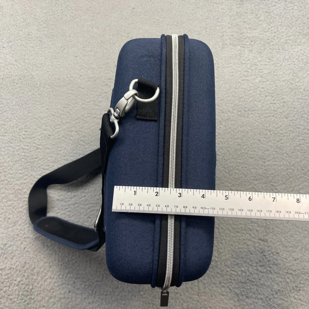 IKEA 702.100.52 Family UPPTÄCKA Briefcase navy blue hard-molded style laptop bag